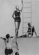 Horst and Models, Swimwear by Lelong, 1929, 14 x 11 Platinum Palladium on 20 x 16 Paper, Ed. 27