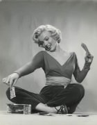 Marilyn Monroe (&quot;How to Marry a Millionaire&quot; - Playing with money on floor), 1953, 14 x 11 Silver Gelatin Photograph