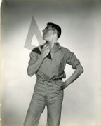 Paul Cadmus (with set square), ca. 1942
