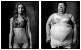 Lingerie Model / Woman in Girdle, 2006 / 2007, 20 x 32-1/2 Diptych, Archival Pigment Print, Ed. 20