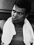 Muhammad Ali (Portrait/Training) with Towel, October, 1970, 20 x 16 Silver Gelatin Photograph, Ed. 150