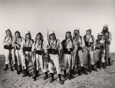 Gilbert Roland, Burt Lancaster &amp;amp; Cast, &quot;Ten Tall Men,&quot; 1951, 10-7/8 x 13-3/8 Vintage Silver Gelatin Photograph
