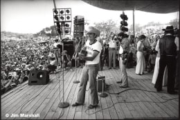 Willie Nelson (Performing on Stage), 1976, 11 x 14 Silver Gelatin Photograph