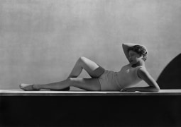 Agneta Fischer, Swimwear by Schiaparelli, 1931, Platinum Palladium Print, Ed. of 27