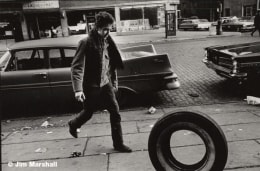 Bob Dylan (with Tire), New York City, 1963, 11 x 14 Silver Gelatin Photograph