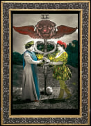 2 of Cups, 2021, Hand Colored Photographic Scultpure