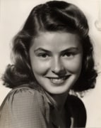 Ingrid Bergman, c. 1940s, 12-2/8 x 9-3/4 Vintage Silver Gelatin Photograph