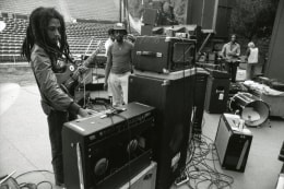 Bob Marley, Sound Check, 1978, Silver Gelatin Photograph