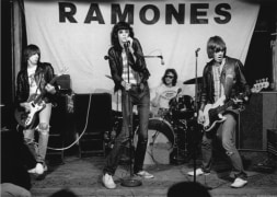 Ramones, Showcase, 1975, Silver Gelatin Photograph