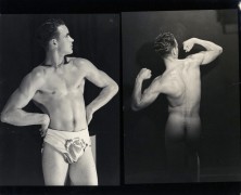 (Contact Sheet, Male Nude, Posing and Flexing), n.d.