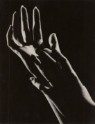 Les Mains (The Hands), 1932, 9 x 7 Silver Gelatin Photograph