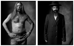Southerner / Hassidic Jew, 2004 / 2007, 20 x 32-1/2 Diptych, Archival Pigment Print, Ed. 20
