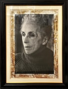 Last Photo of Karen Blixen, December 3, 1961, Silver Gelatin Photograph with ink and blood