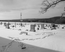 January Cemetary, 2021, Archvial Pigment Print