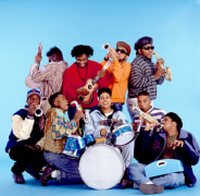 Native Tongues Posse (blue), NYC, 1989, Archival Pigment Print