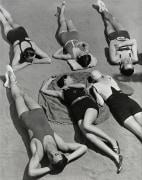 Six Bathers (Including Horst), Swimwear by Patou, 1930, Platinum Palladium Print, Ed. of 27
