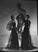 Fashion by Agustabernard &amp;amp; Mainbocher, Statue by Serge Roche, Fischer &amp;amp; Wedderburn, Paris, 1933, 20 x 16 Platinum Palladium on 24 x 20 Paper, Ed. 27