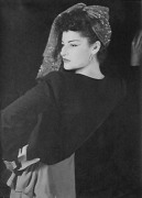 Juliet with Head Scarf, c. 1949, 10-3/4 x 7-3/4 Silver Gelatin Photograph