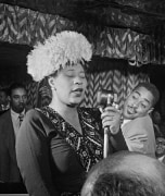 Portrait of Ella Fitzgerald, Dizzy Gillespie, Ray Brown, Milt (Milton) Jackson, and Timmie Rosenkrantz, Downbeat, New York, NY, c. September 1947, 20 x 16 Silver Gelatin Photograph