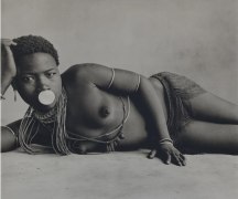 Irving Penn Girl with Nose Disc, Cameroon, 1969