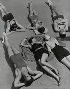 Six Bathers (Including Horst), Swimwear by Patou, 1930, 20 x 16 Platinum Palladium on 24 x 20 Paper, Ed. 27