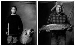 Sheep Farmer&#039;s Son / Ice Fisherman, 2005 / 2005, 20 x 32-1/2 Diptych, Archival Pigment Print, Ed. 20