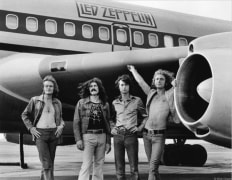 Led Zeppelin (In Front of Plane), New York, 1973