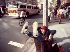 Carrie Fisher pictured on the streets of Manhattan, New York, 1980, Archival Pigment Print