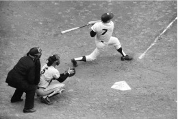 Mickey Mantle Hitting Overhead, World Series, Yankee Stadium, NY, 1962, 16 X 20 inches, Ed. of 150&nbsp;