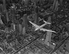 Margaret Bourke-White A DC-4 flying over New York City, 1939&nbsp;&nbsp;&nbsp;
