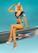 Christina Aguilera, Airplane Wing, Los Angeles, 2006, (From the series beauty:LIGHT: Pictures at a Magazine)