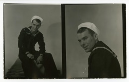 (Contact Sheet, Double Sailor Portraits), ca.1940s