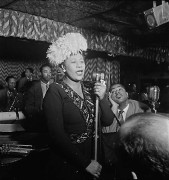 Portrait of Ella Fitzgerald, Dizzy Gillespie, Ray Brown, Milt (Milton) Jackson, and Timmie Rosenkrantz, Downbeat, New York, NY, c. September 1947, 14 x 11 Silver Gelatin Photograph