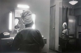 Nina Simone in Dressing Room (Variant), Dennis, MA, Silver Gelatin Photograph