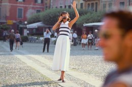 Christy Turlington in Portofino, Italy, Vogue, 1992, Signed, titled, dated, numbered verso