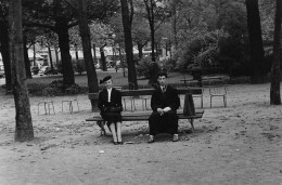 Young Man and Woman, Paris, 1952, Silver Gelatin Photograph