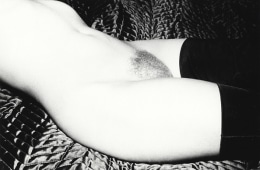 Untitled (Close-up Nude with Black Stockings), 1979, 11 x 14 Silver Gelatin Photograph, Ed. 25