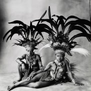 Two Young Nondugl Girls, New Guinea, 1970, Vintage Silver Gelatin Photograph, Ed. of 7
