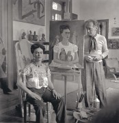 Frida Kahlo Painting &quot;Me and My Parrots&quot;, c. 1939, 20 x 16 Silver Gelatin Photograph, Ed. 30