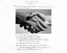 Inappropriate Desire, 1986, 11 x 14 Silver Gelatin Photograph with Hand Applied Text, Ed. 25