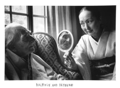 Balthus and Setsuko, 2000, 11 x 14 Silver Gelatin Photograph, Ed. 25
