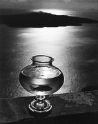 Goldfish in Glass, Santorini, Greece, 1937, 11 x 14 Silver Gelatin Photograph