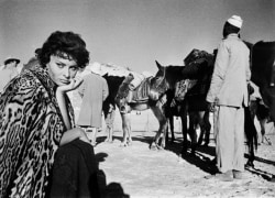 Sophia Loren on the Set of &ldquo;Legends of the Lost&rdquo;, 1957
