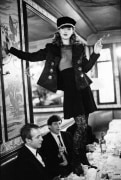 Kate Moss at Cafe Lipp (Vertical), Paris, Vogue Italia, 1993, Signed, titled, dated, numbered verso