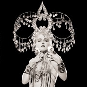 Cyndi Lauper, Headdress, Los Angeles, 1986, Archival Pigment Print