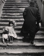 Stairs to Maria della Catena Church, Naples, 1961, 11 x 8-58 Vintage Silver Gelatin Photograph