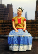 Frida Kahlo in New York, 1946, 22 x 17-1/2 Carbon Pigment Color Photograph, Ed. 30