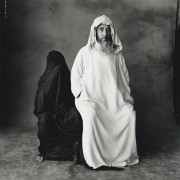 Man in White, Woman in Black (B), Morocco, 1971, Silver Gelatin Photograph, Ed. of 6