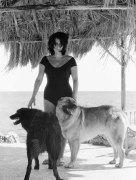 Anna Magnani with Her Dogs, San Felice Circeo, 1961