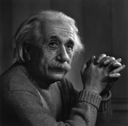 Albert Einstein, 1948, 20 x 16 Silver Gelatin Photograph